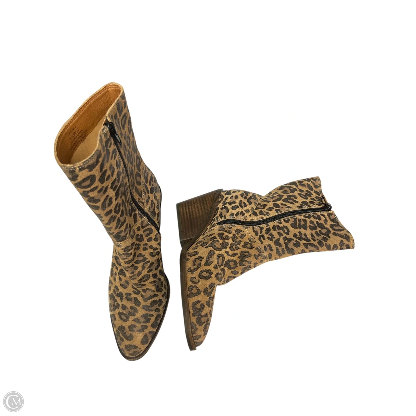 Boots Rain By J. Crew In Animal Print, Size: 8