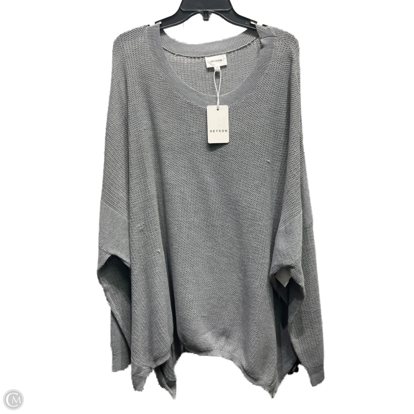 Sweater By HEYSON In Grey, Size: 2x