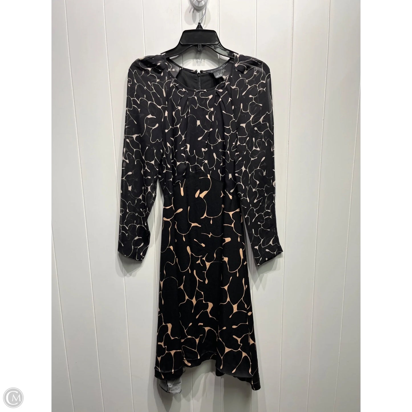 Dress Work By Club Monaco In Black & Cream, Size: 0
