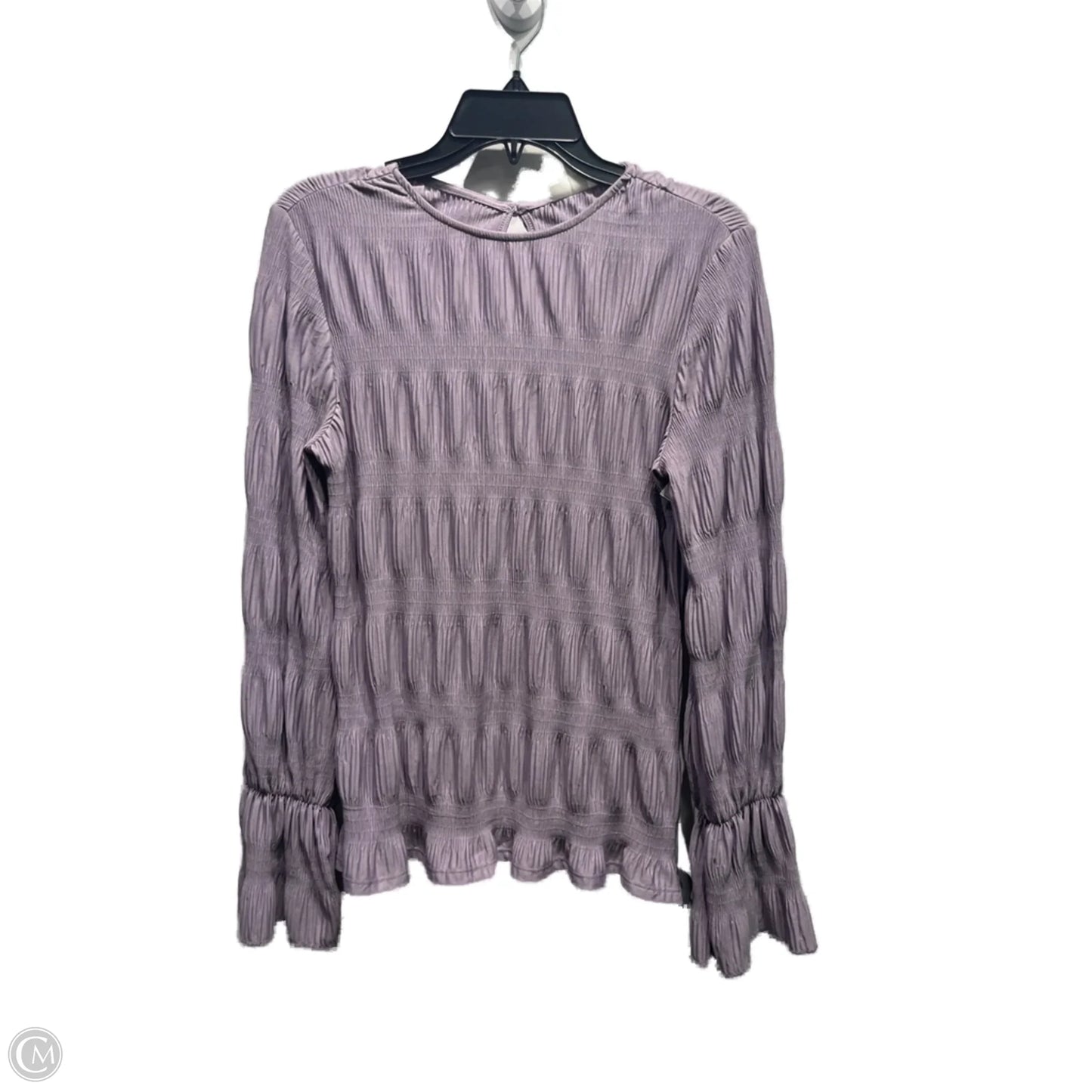 Top Long Sleeve By Prologue In Purple, Size: M