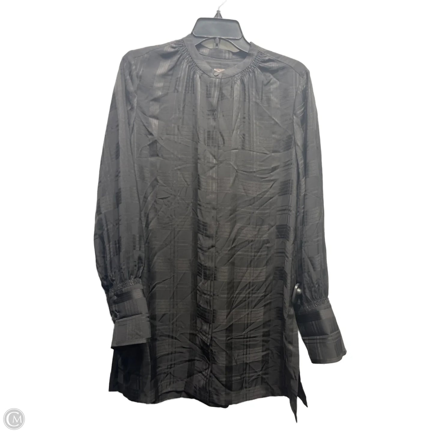 Tunic Long Sleeve By Chicos In Black, Size: M