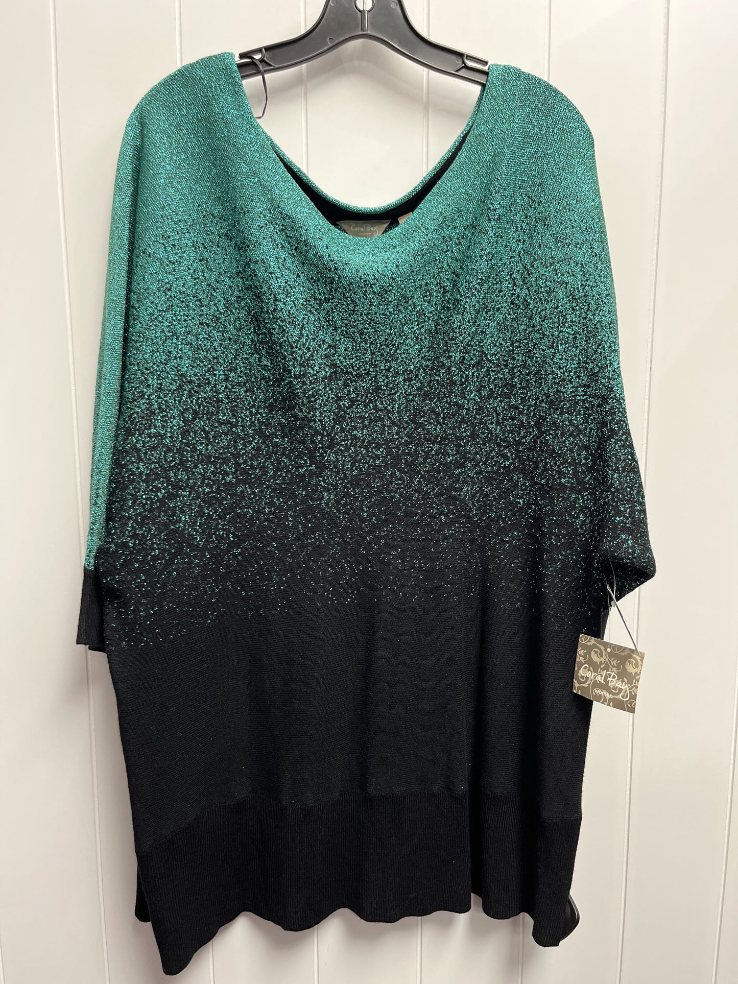 Top 3/4 Sleeve By Coral Bay Size: 3x