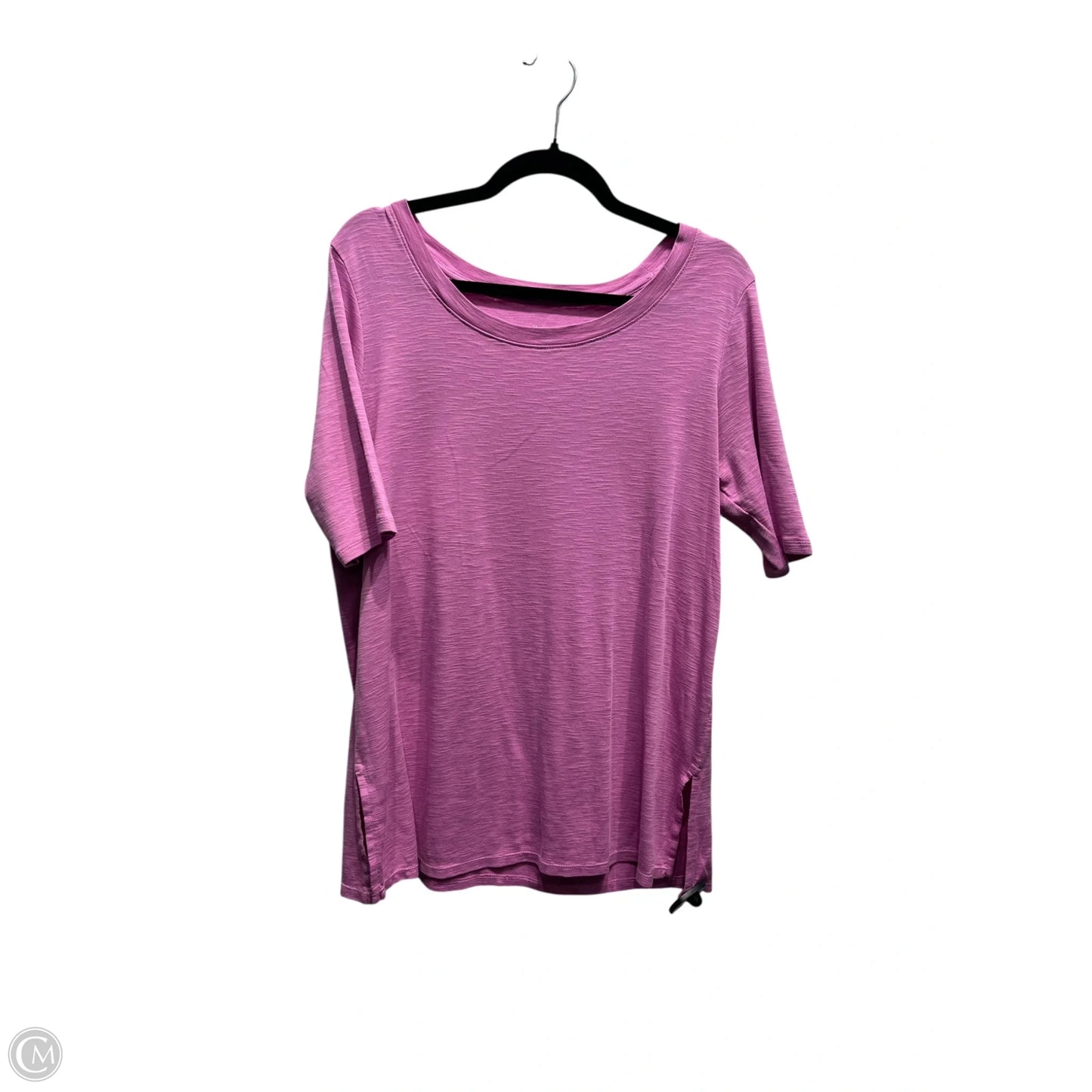 Top Short Sleeve Basic By J. Jill In Purple, Size: M