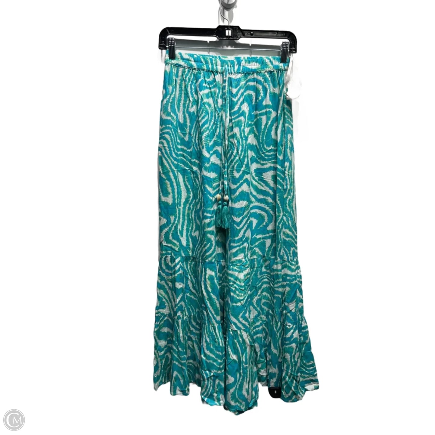 Pants Wide Leg By TRUE DESTINATIONS In Teal, Size: S