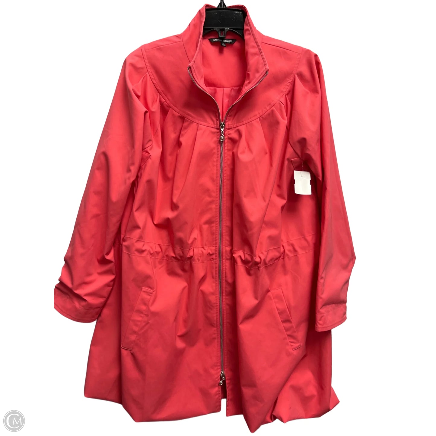 Jacket Windbreaker By Samuel Dong In Coral, Size: S