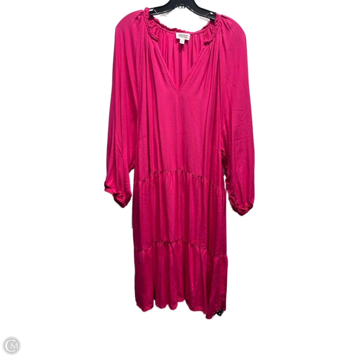 Dress Casual Short By THE DROP In Pink, Size: 3x