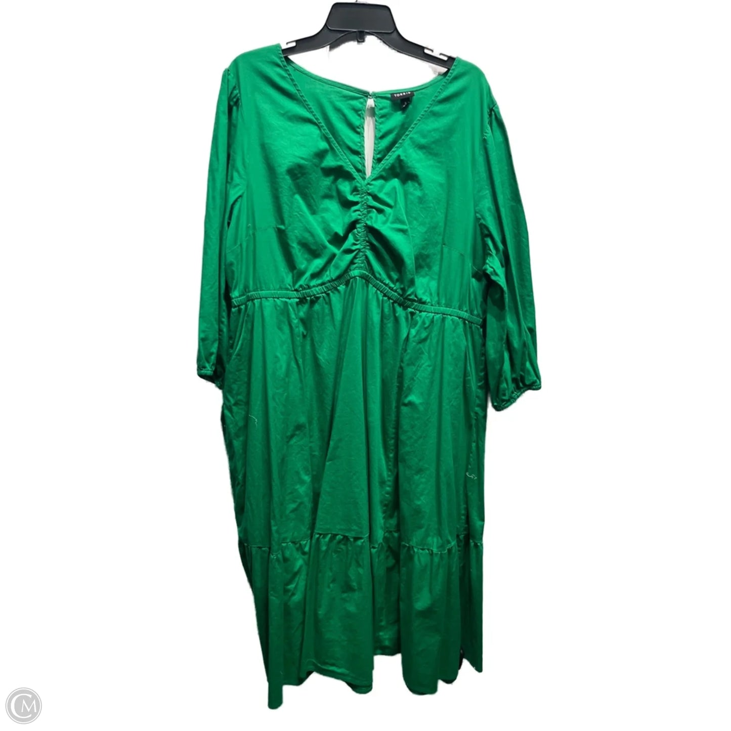 Dress Casual Midi By Torrid In Green, Size: 3x