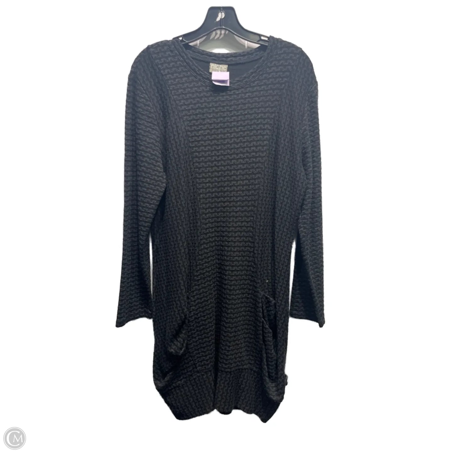 Dress Casual Short By niche In Black & Grey, Size: L
