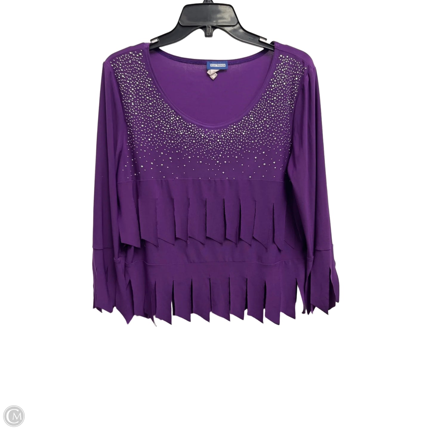 Top 3/4 Sleeve By Clothes Mentor In Purple, Size: M