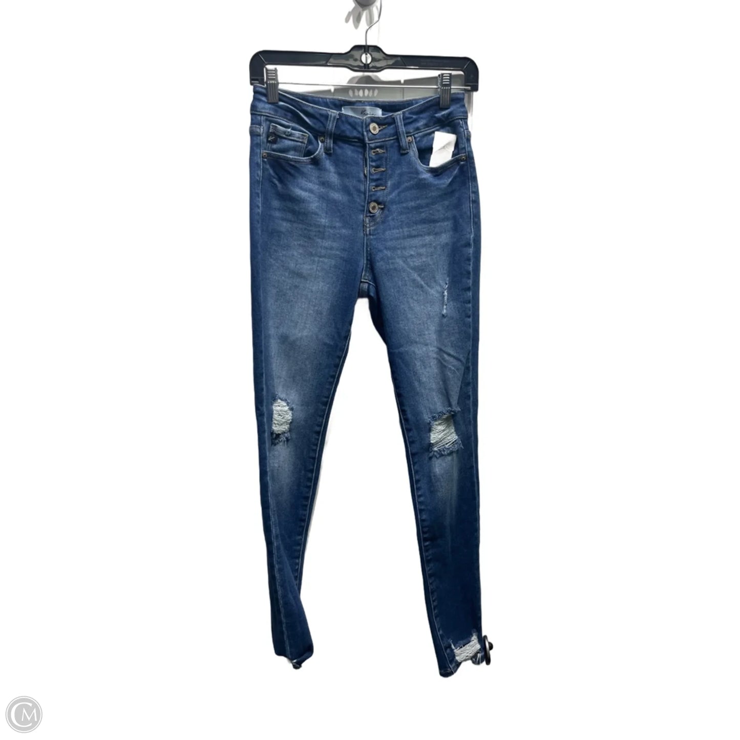 Jeans Skinny By Kancan In Blue Denim, Size: 6