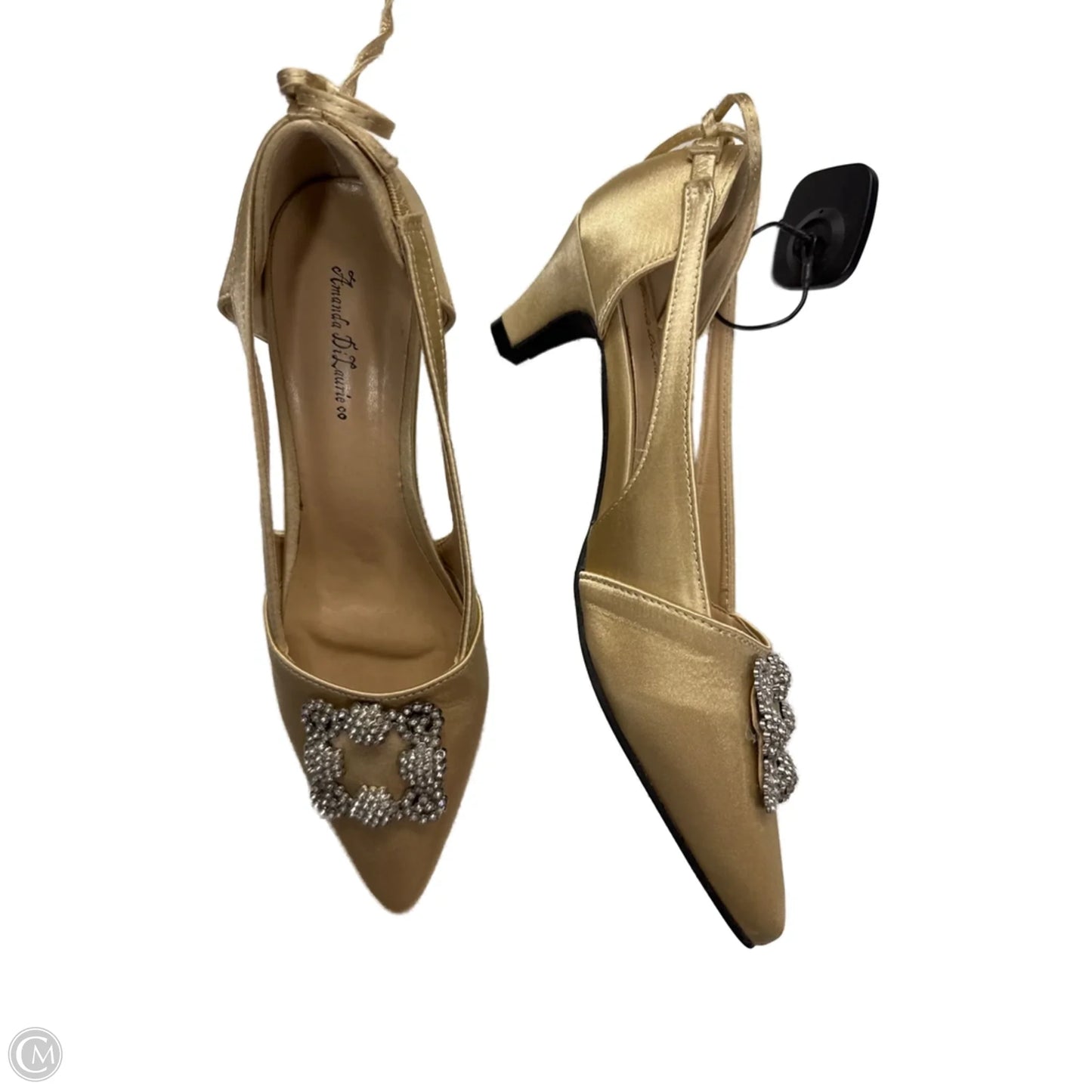 Shoes Heels Kitten By amanda di alurie In Tan, Size: 7