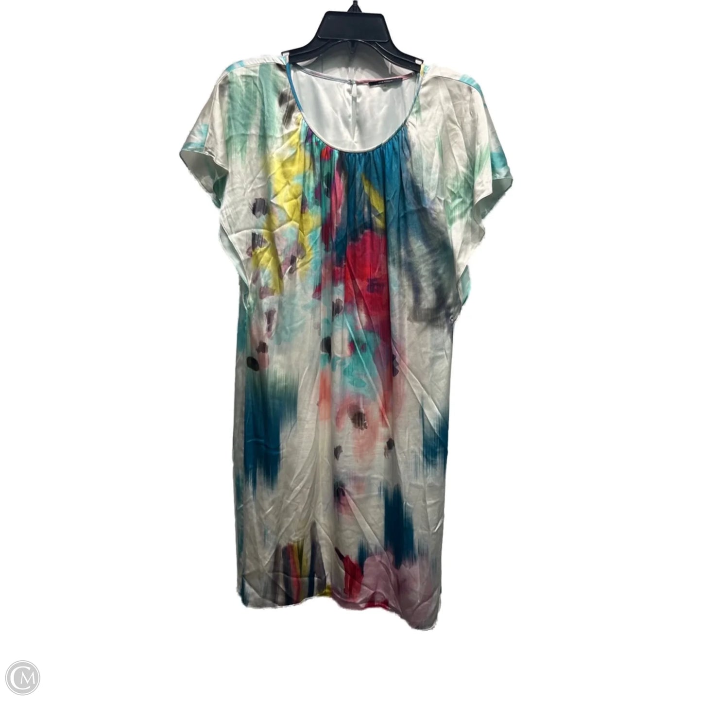 Dress Work By Elie Tahari In Blue & Yellow, Size: M
