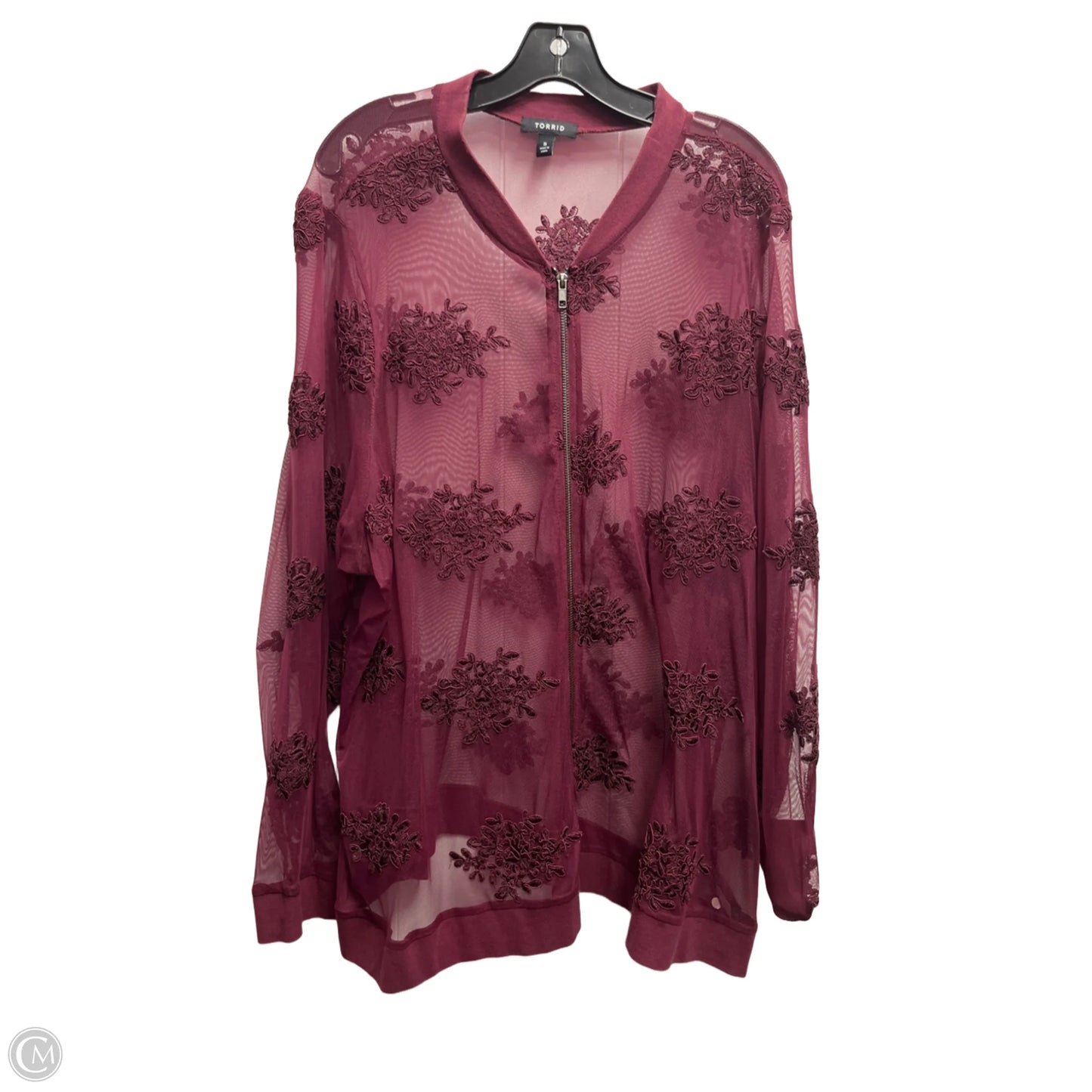 Jacket Other By Torrid In Maroon, Size: 5x