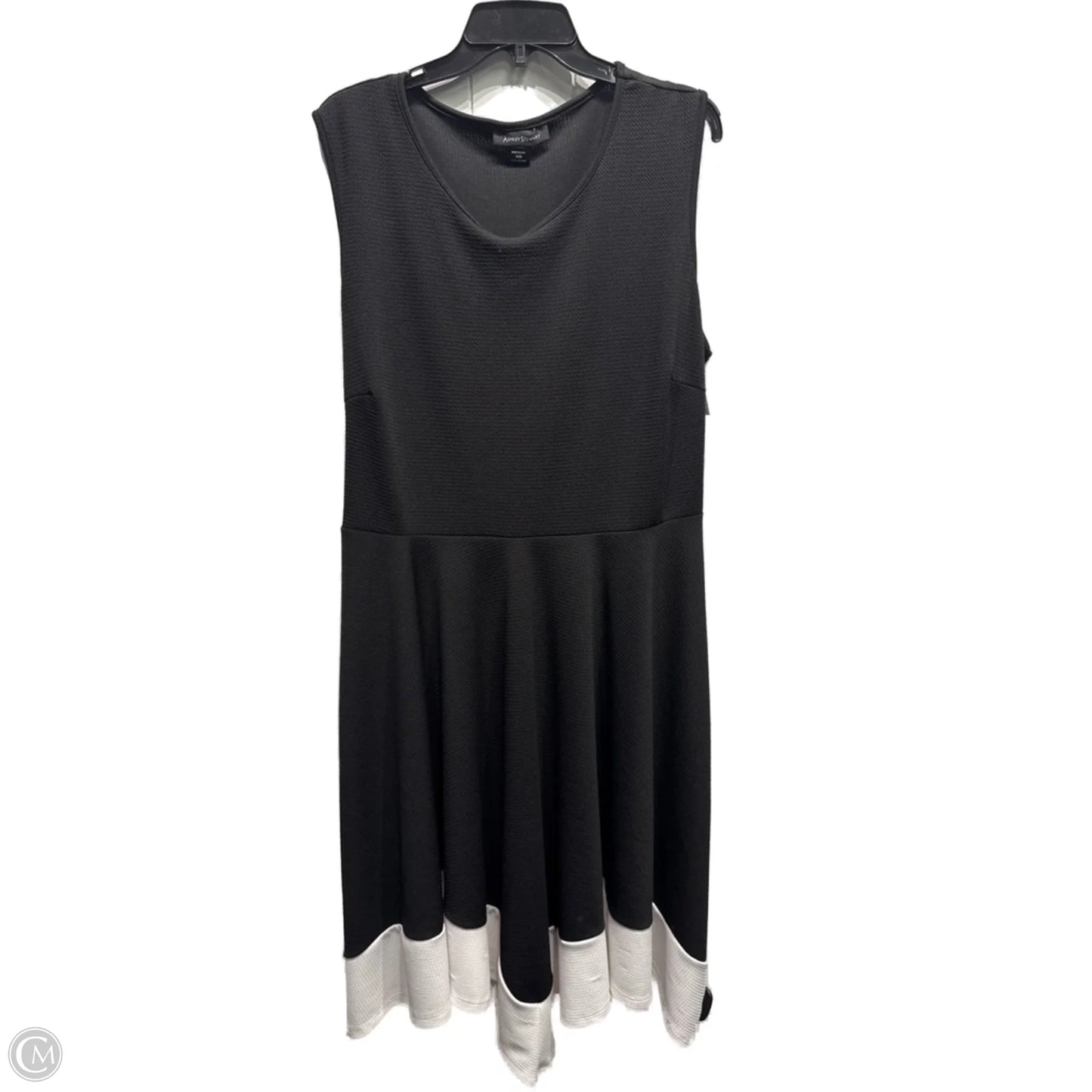 Dress Work By Ashley Stewart In Black & White, Size: 18