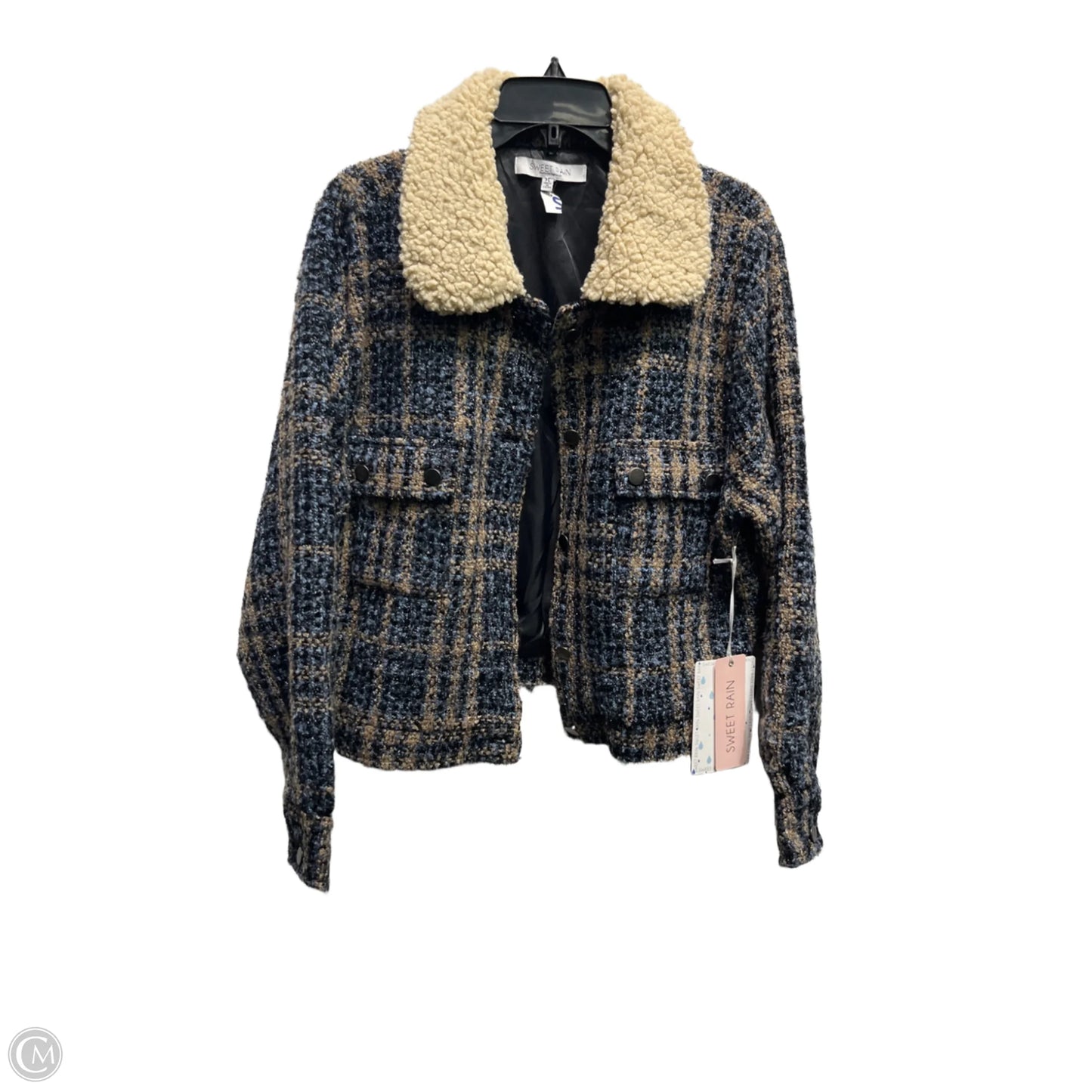 Jacket Other By Sweet Rain In Black & Blue, Size: Xl