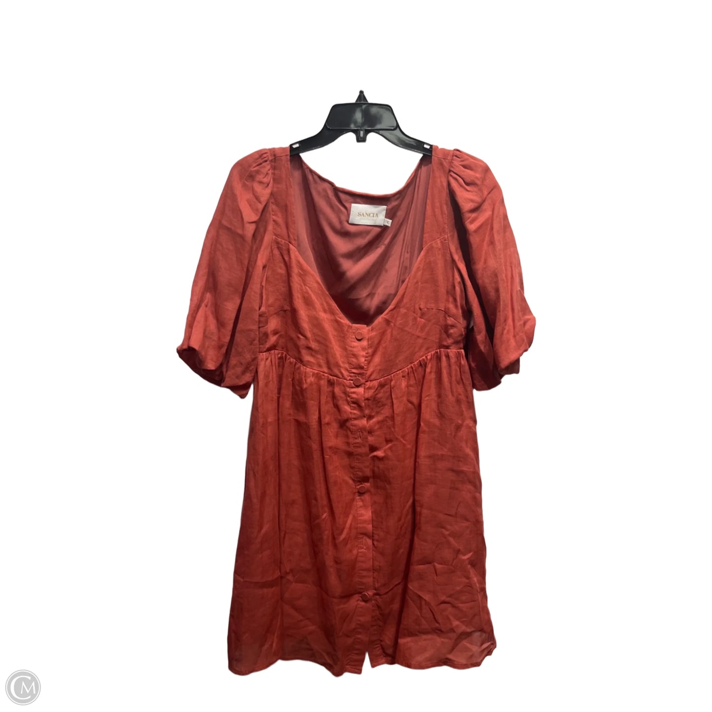 Dress Casual Short By Cmc In Orange, Size: L