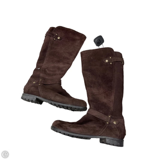 Boots Designer By Ugg In Brown, Size: 7.5