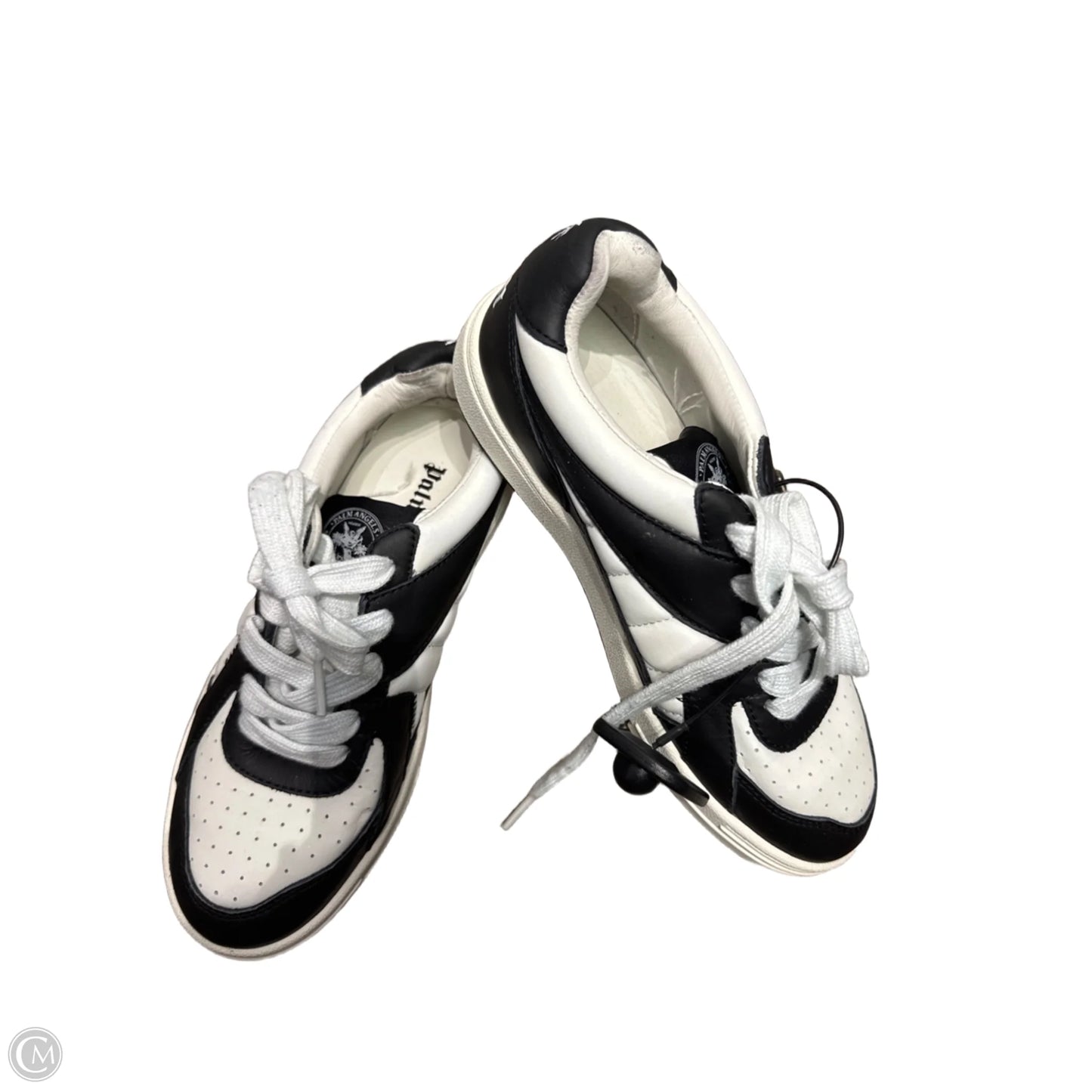 Shoes Luxury Designer By Cmc In Black & White, Size: 8