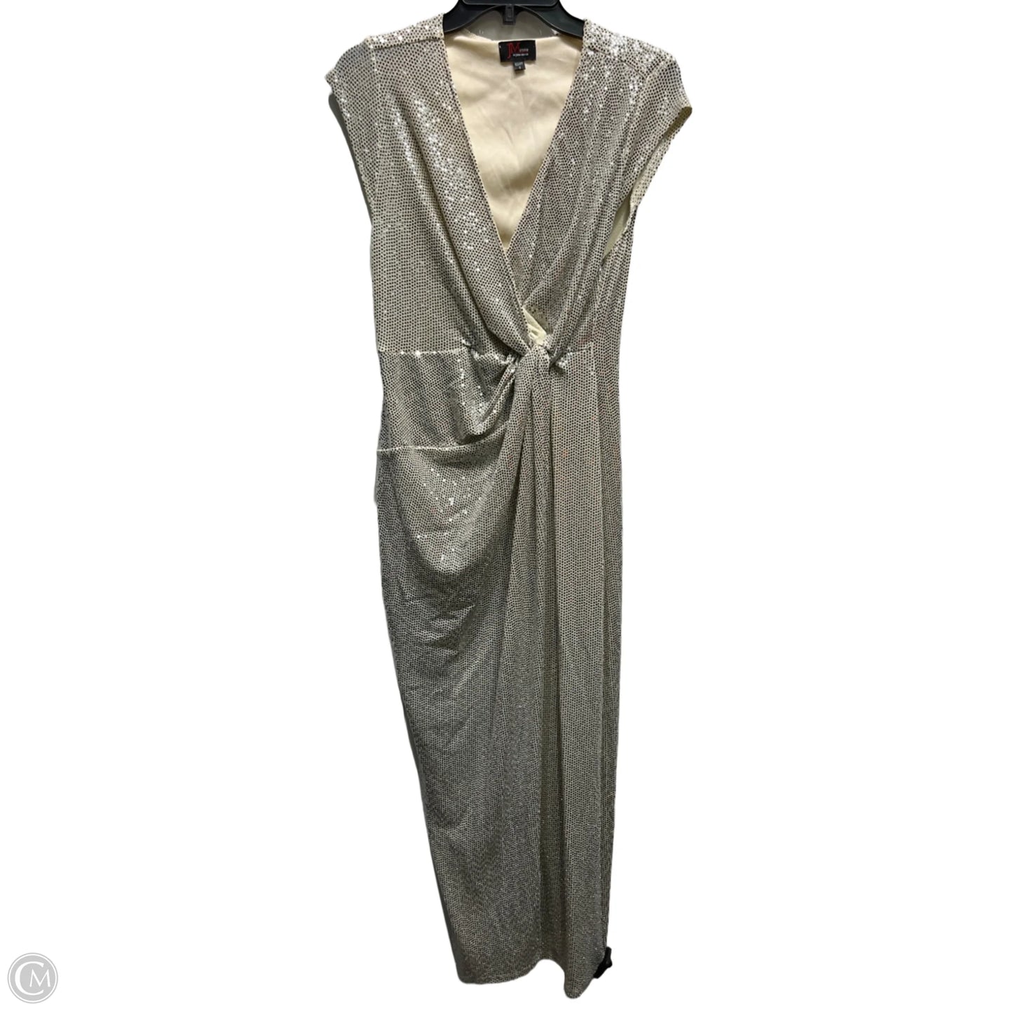 Dress Party Long By JM BY JOHN MEYER In Silver, Size: 8