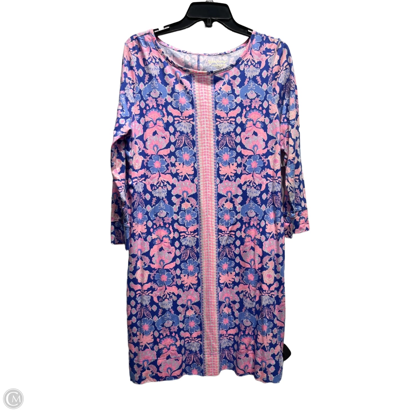 Dress Designer By Lilly Pulitzer In Pink & Purple, Size: L