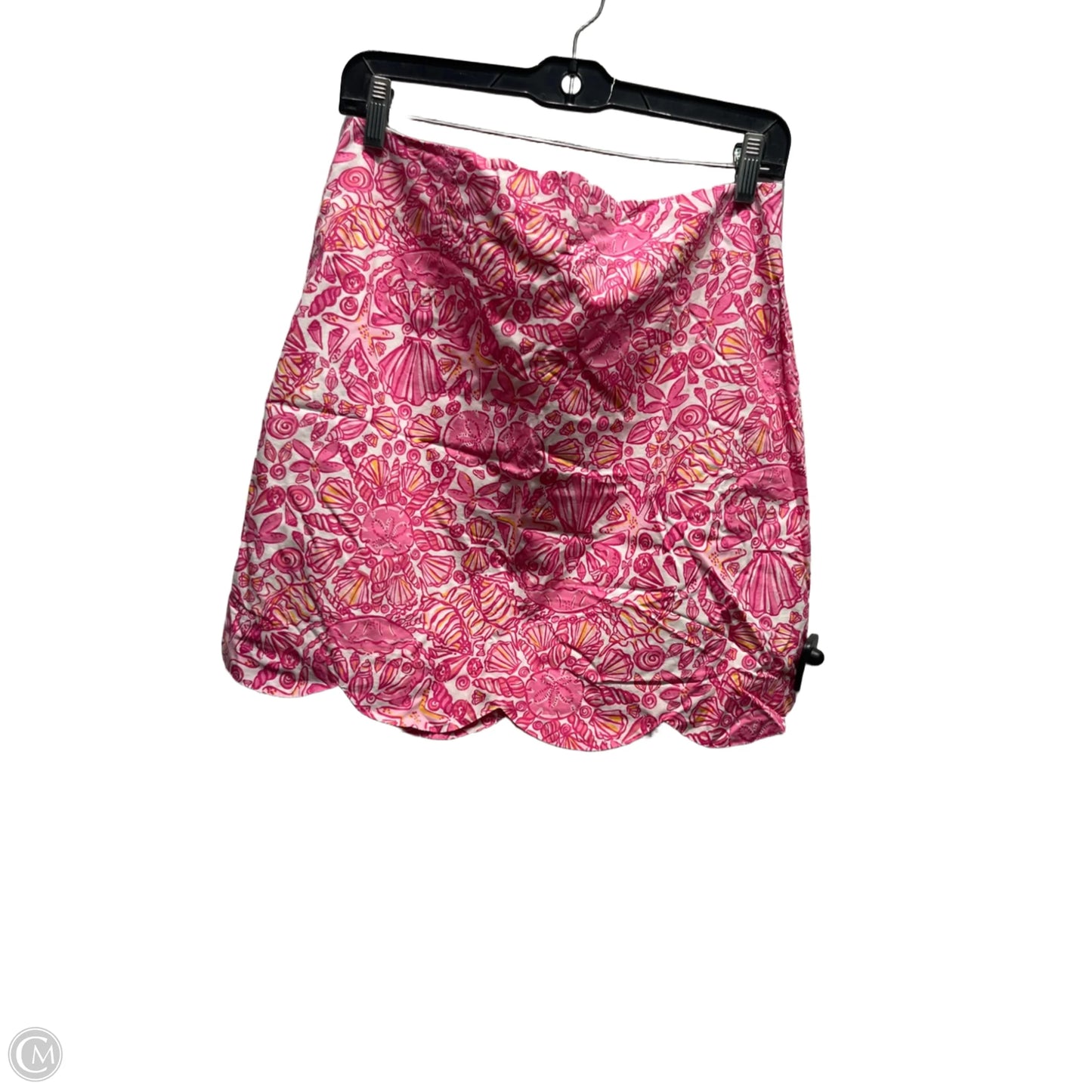 Skirt Designer By Lilly Pulitzer In Pink & White, Size: 8