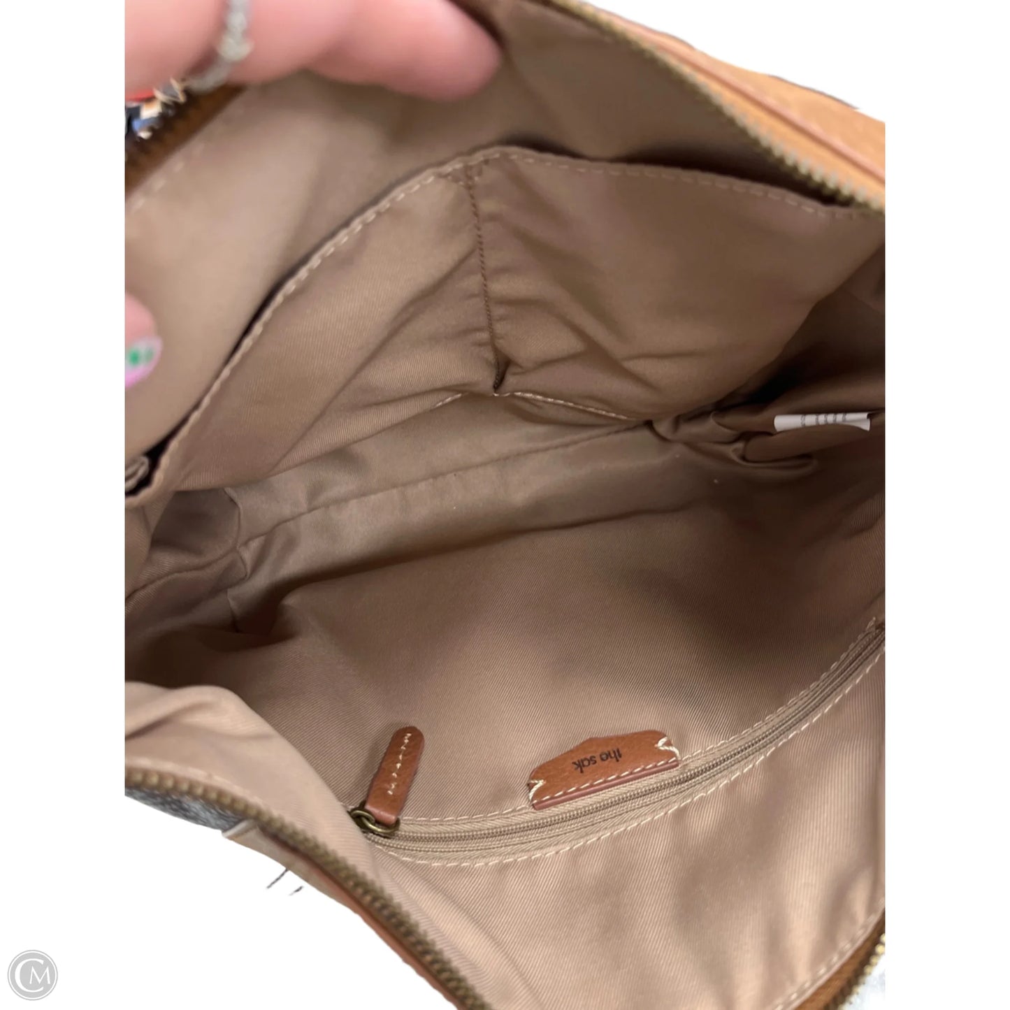 Handbag Leather By The Sak, Size: Medium