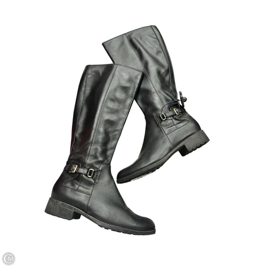 Boots Knee Flats By Cole-haan In Black, Size: 9