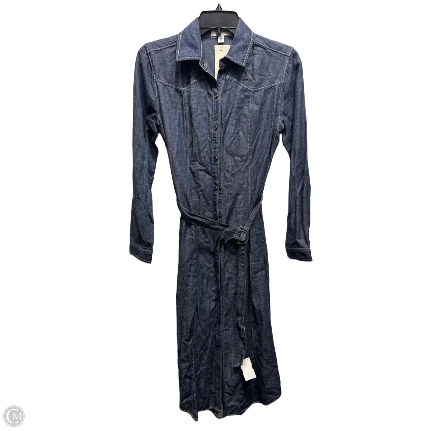 Dress Work By Cloth & Stone In Blue Denim, Size: Xs