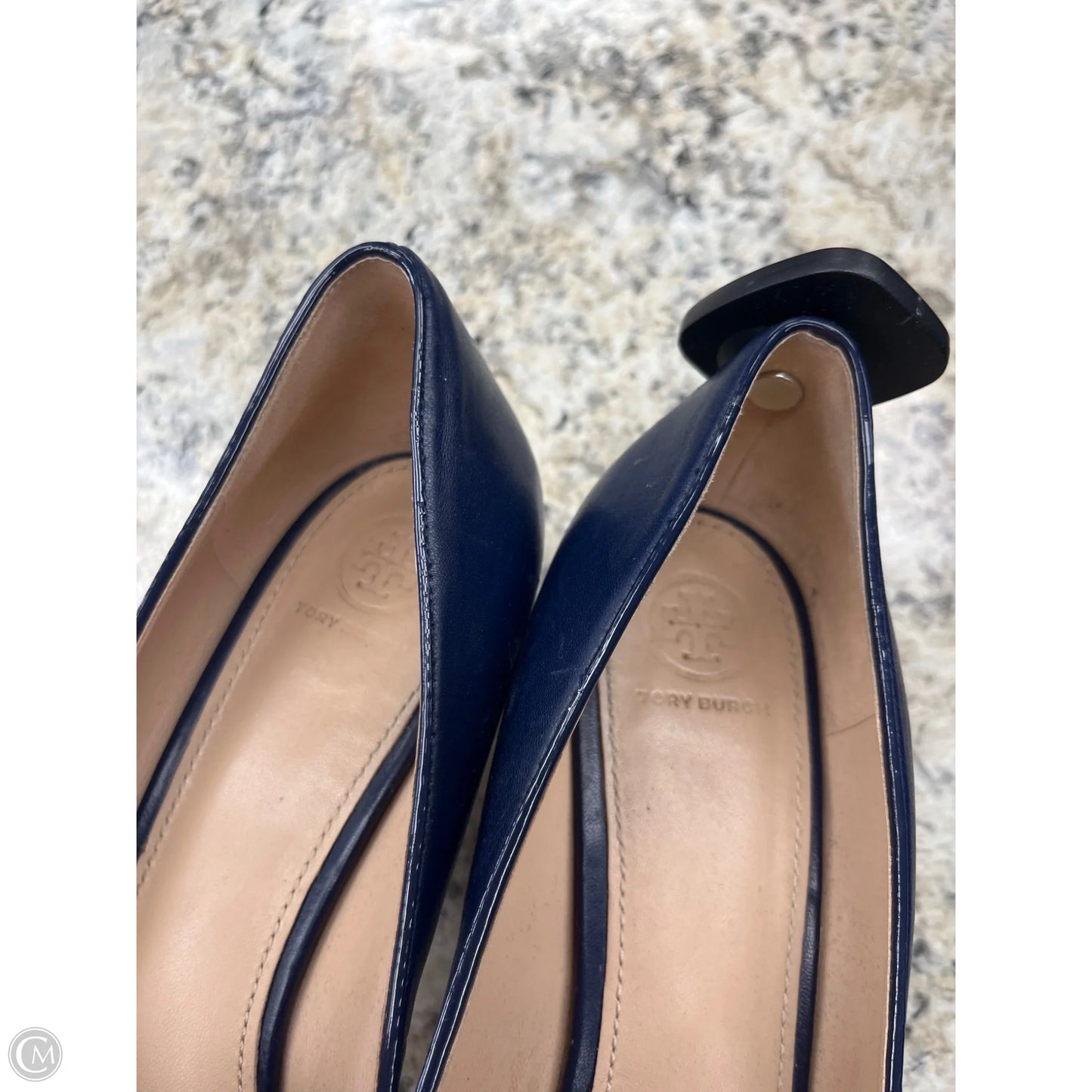 Shoes Designer By Tory Burch In Navy, Size: 11