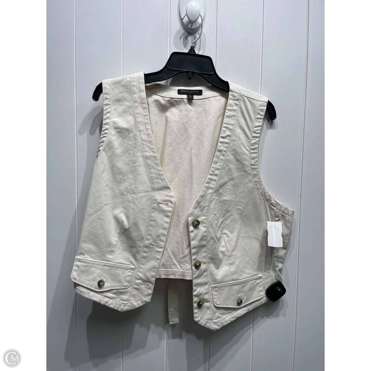 Vest Other By Banana Republic In Tan, Size: 18