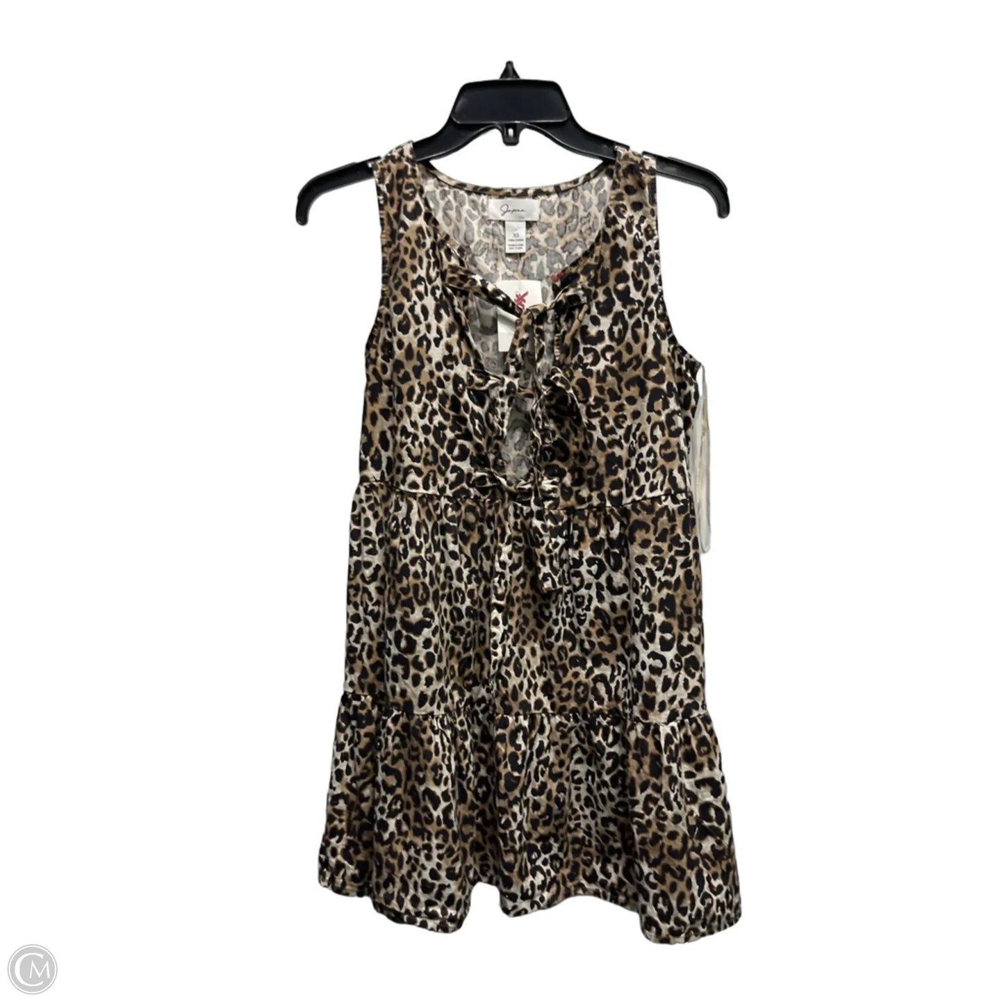 Tunic Sleeveless By Japna In Animal Print, Size: Xs