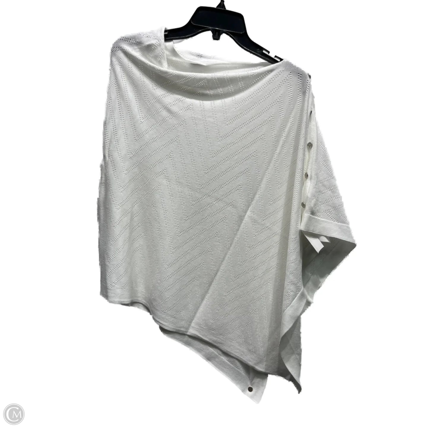 Shawl By Talbots In White, Size: S