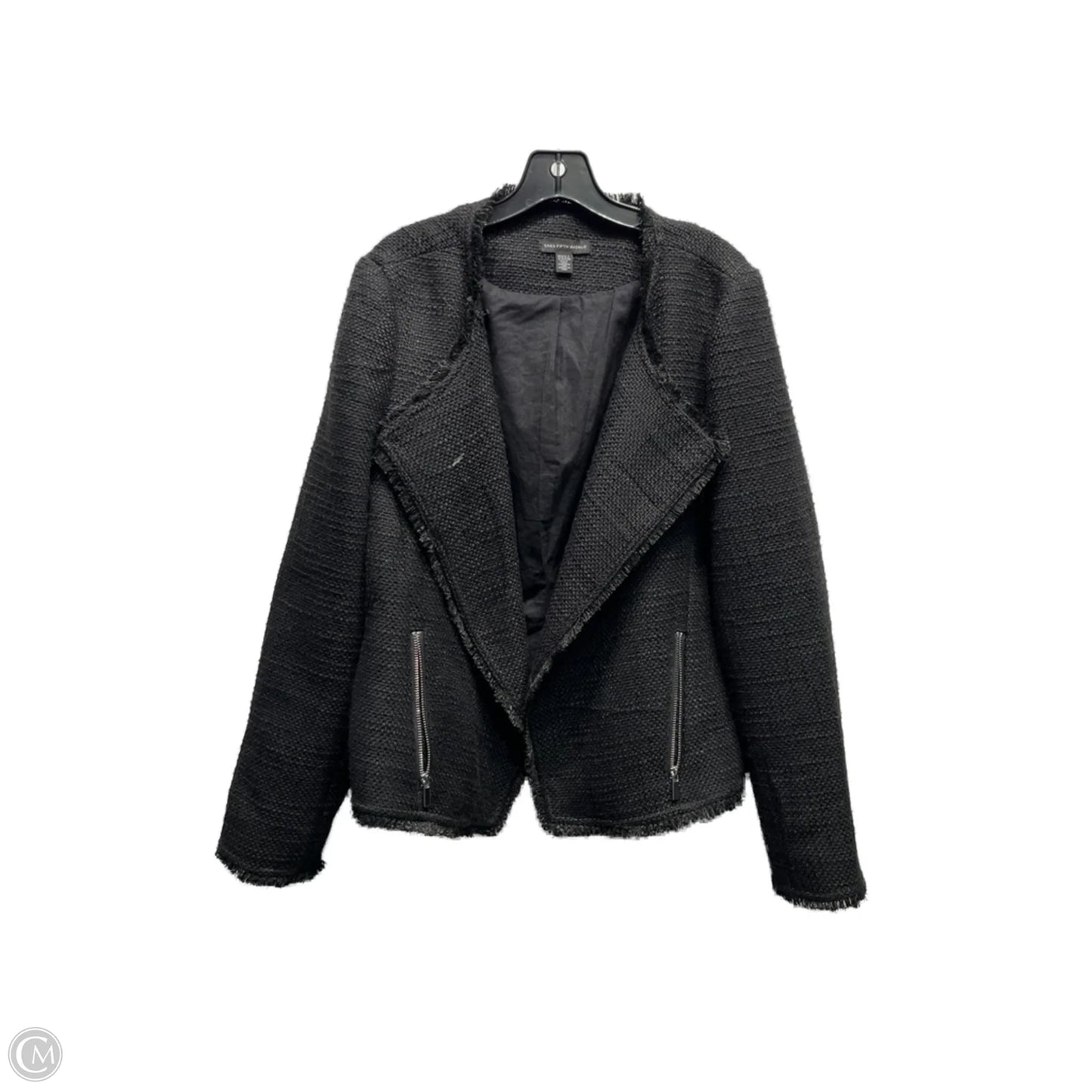 Jacket Other By Saks Fifth Avenue In Black, Size: Xl