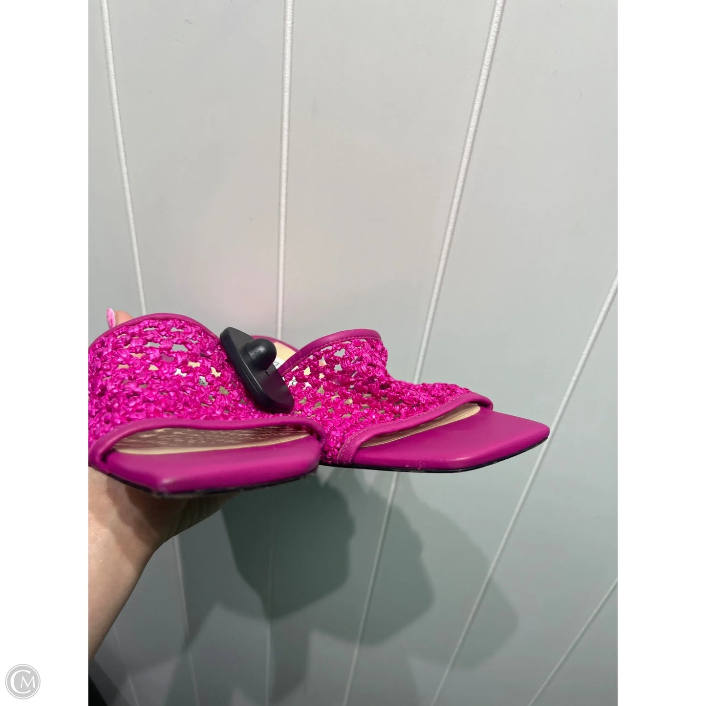 Sandals Luxury Designer By Jimmy Choo In Pink, Size: 8