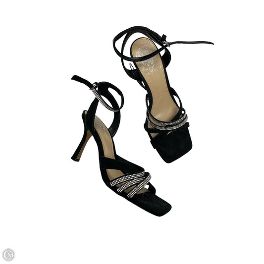 Sandals Heels Stiletto By Vince Camuto In Black, Size: 6.5