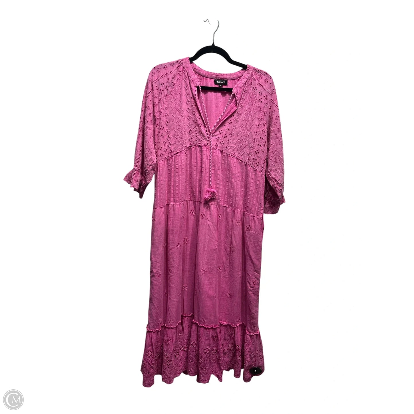 Dress Casual Maxi By tolani In Pink, Size: M