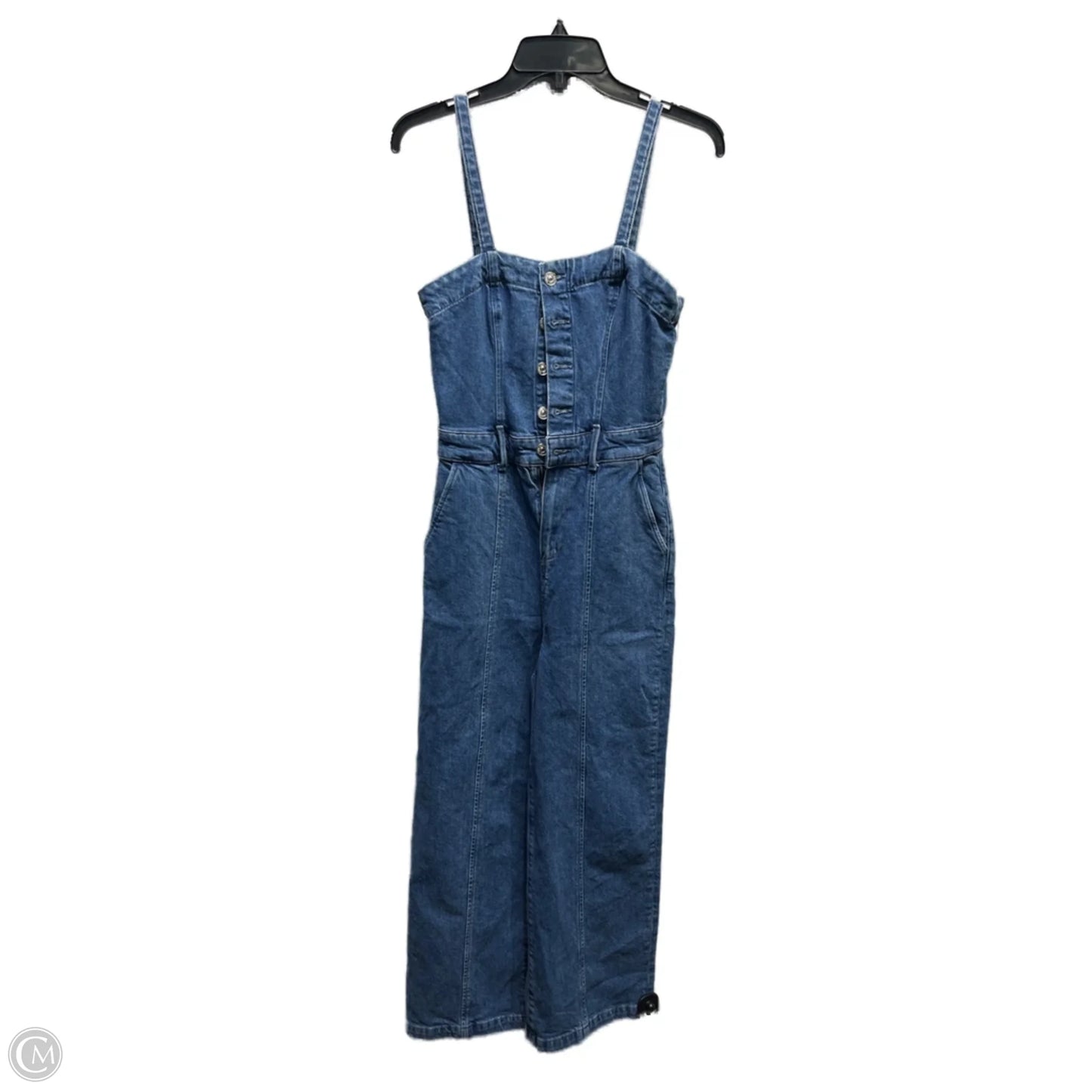 Jumpsuit By Paige In Blue Denim, Size: L