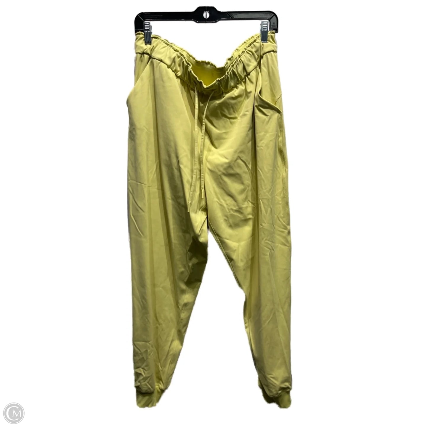 Athletic Pants By Lululemon In Chartreuse, Size: 14