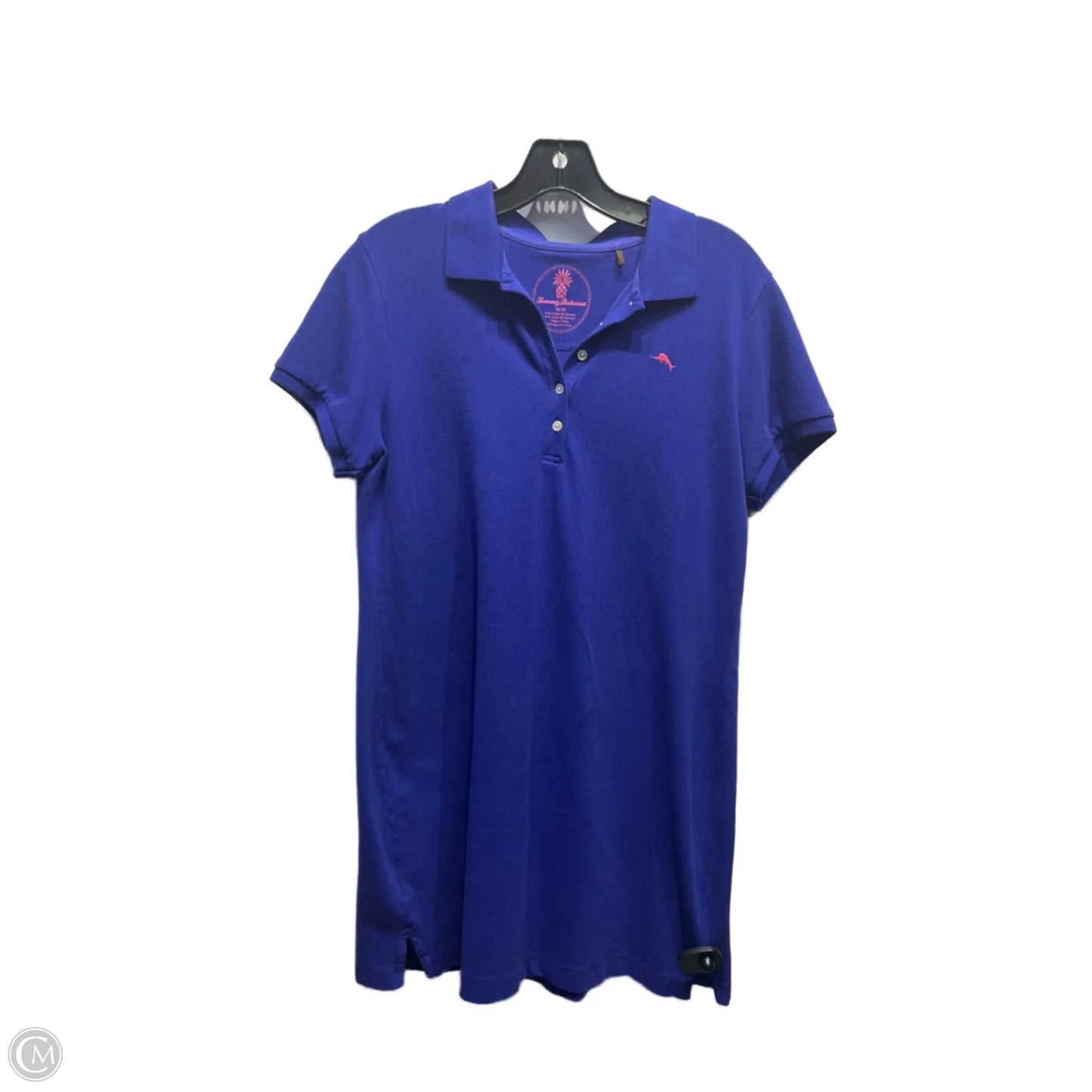 Dress Casual Short By Tommy Bahama In Blue & Pink, Size: M