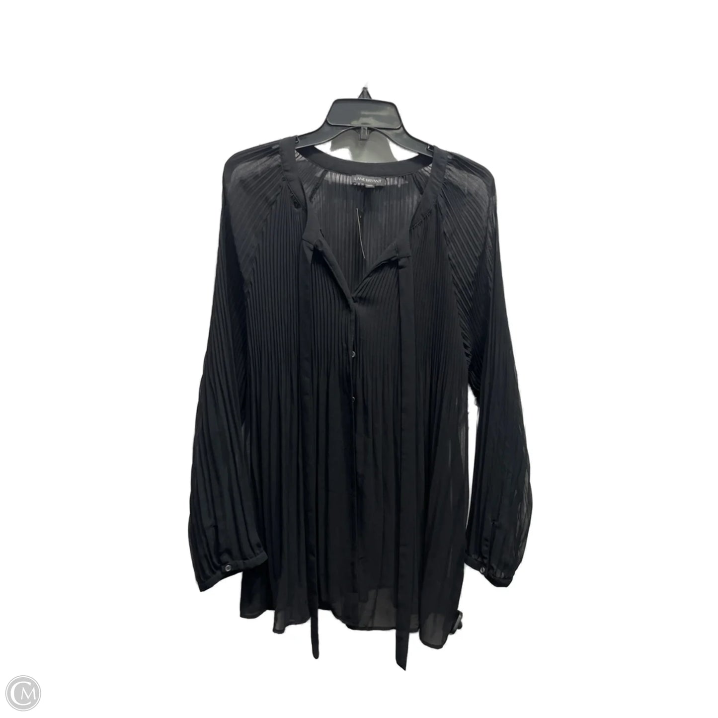 Top Long Sleeve By Lane Bryant In Black, Size: 22