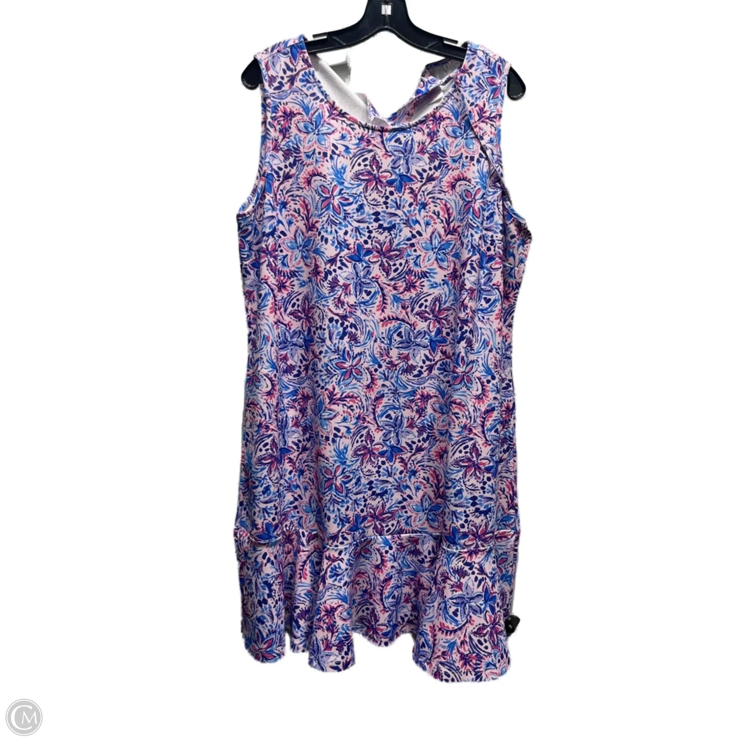 Dress Casual Short By stella parker In Blue & Pink, Size: Xl