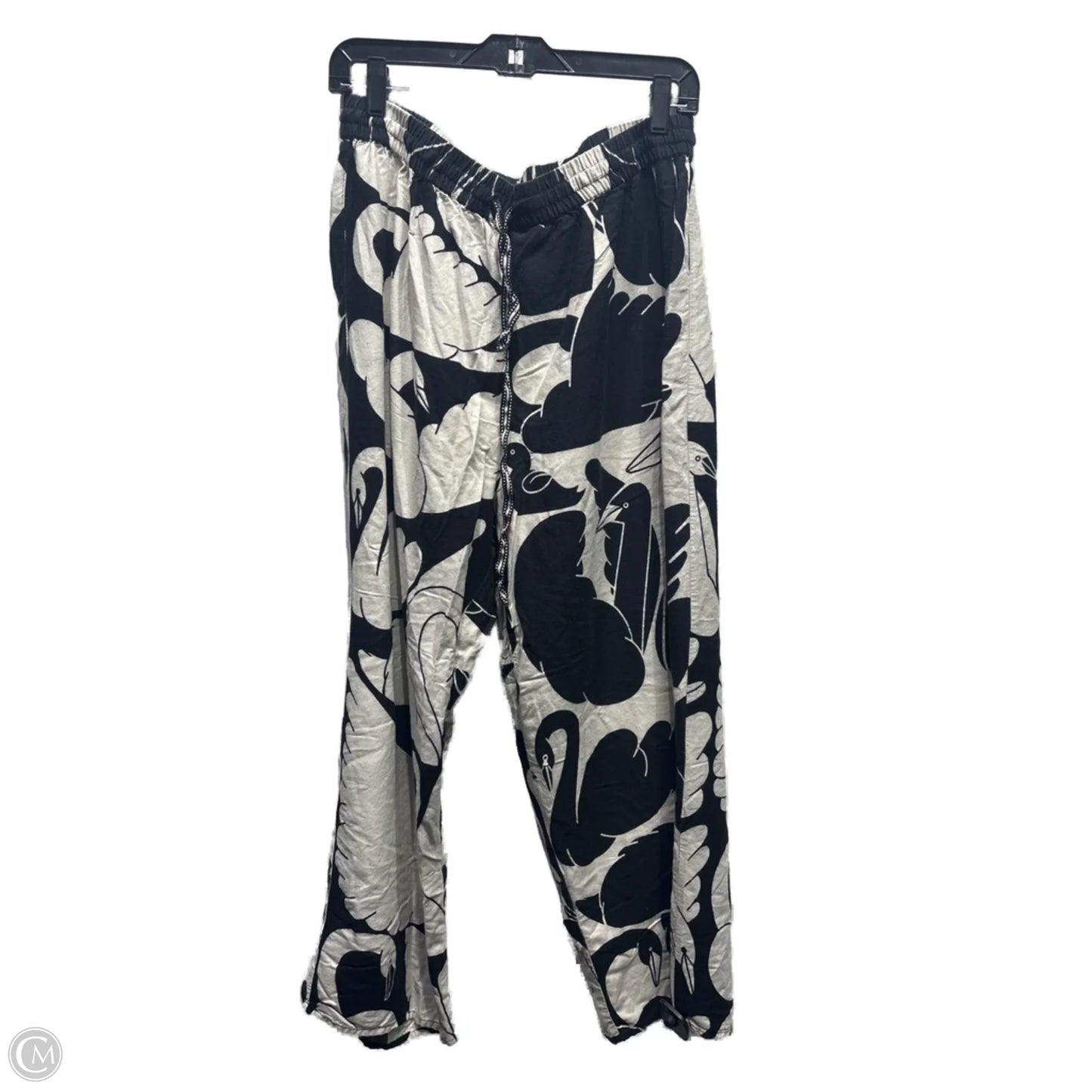 Pants Other By Anthropologie In Black & White, Size: L