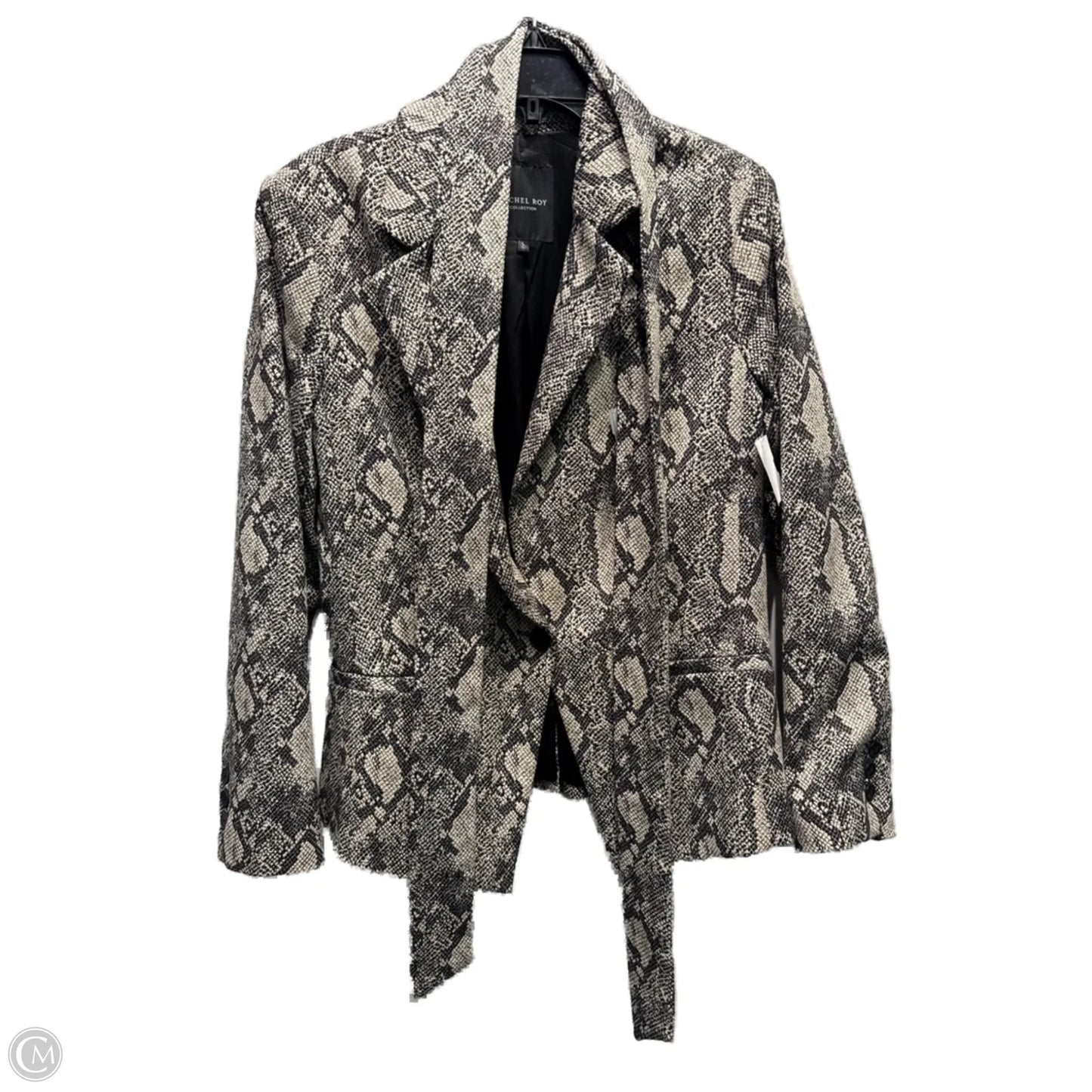 Blazer By Rachel Roy In Black & Tan, Size: L