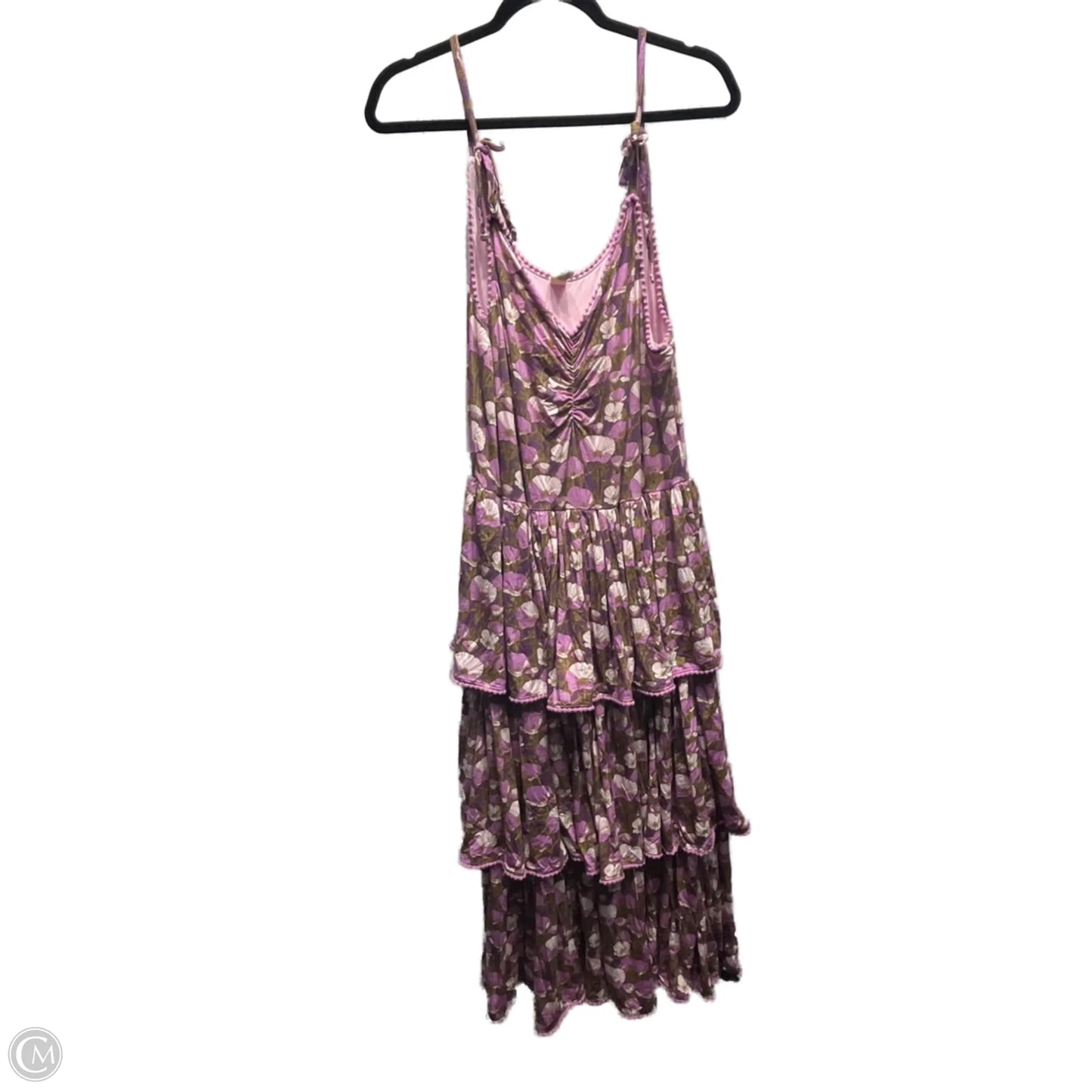 Dress Casual Midi By kate quinn In Purple, Size: L