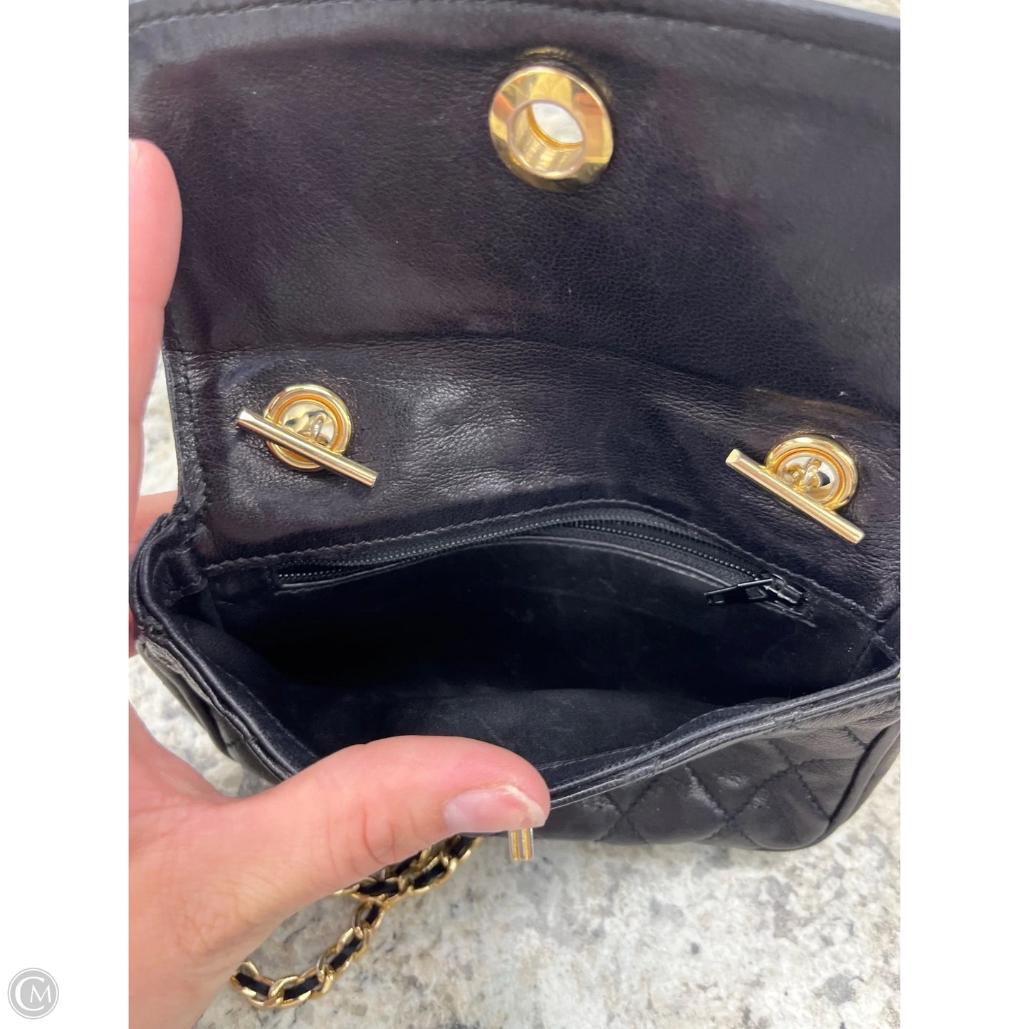Crossbody Leather By Clothes Mentor, Size: Small