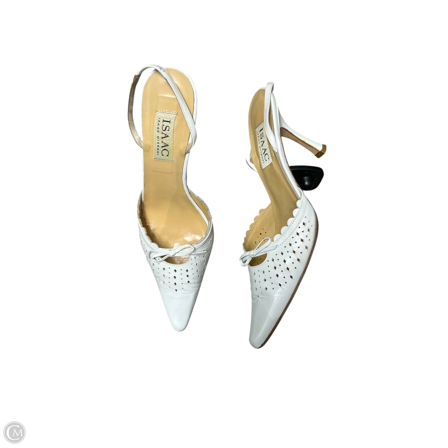 Shoes Heels Stiletto By Isaac Mizrahi In White, Size: 7.5