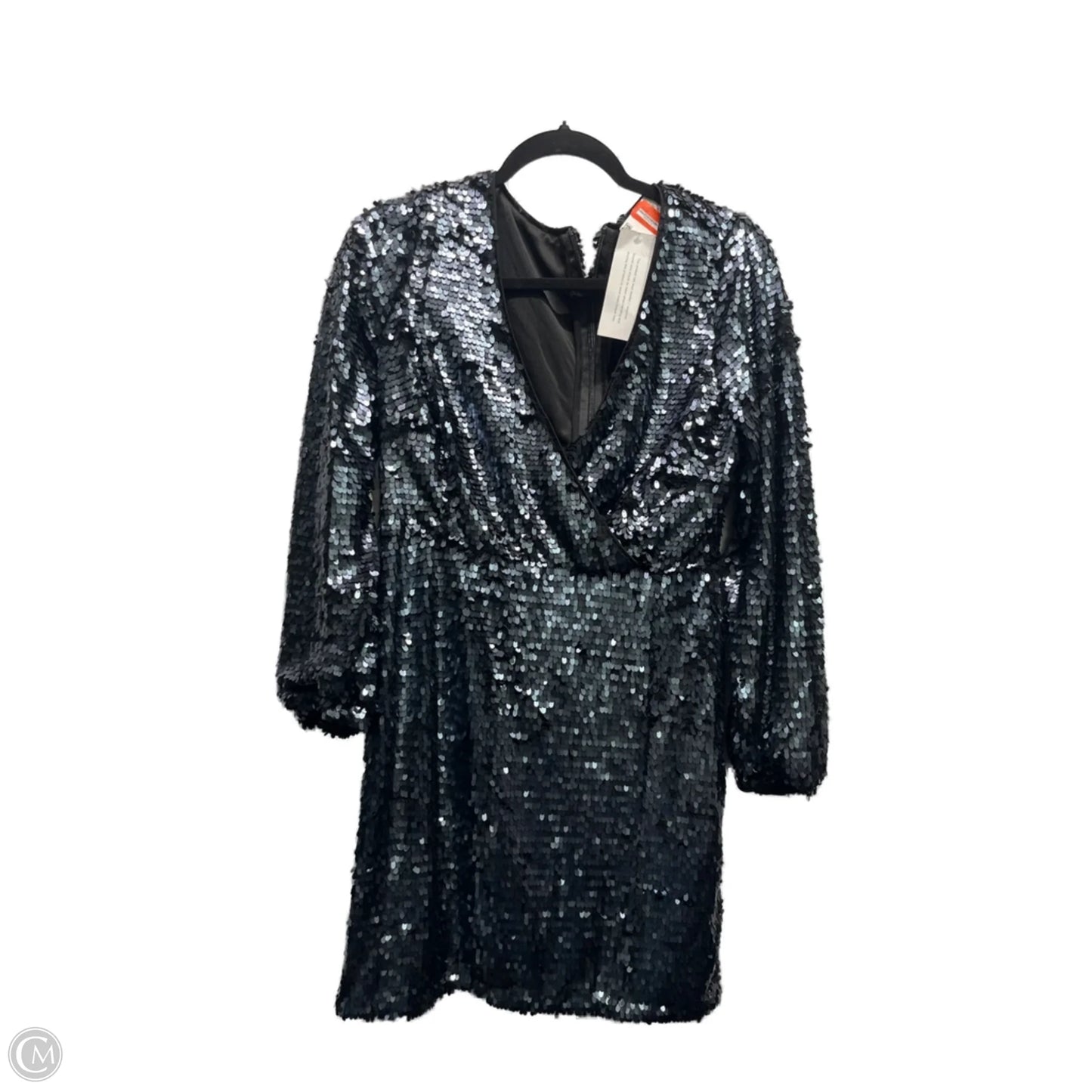 Dress Party Short By French Connection In Black & Silver, Size: 10