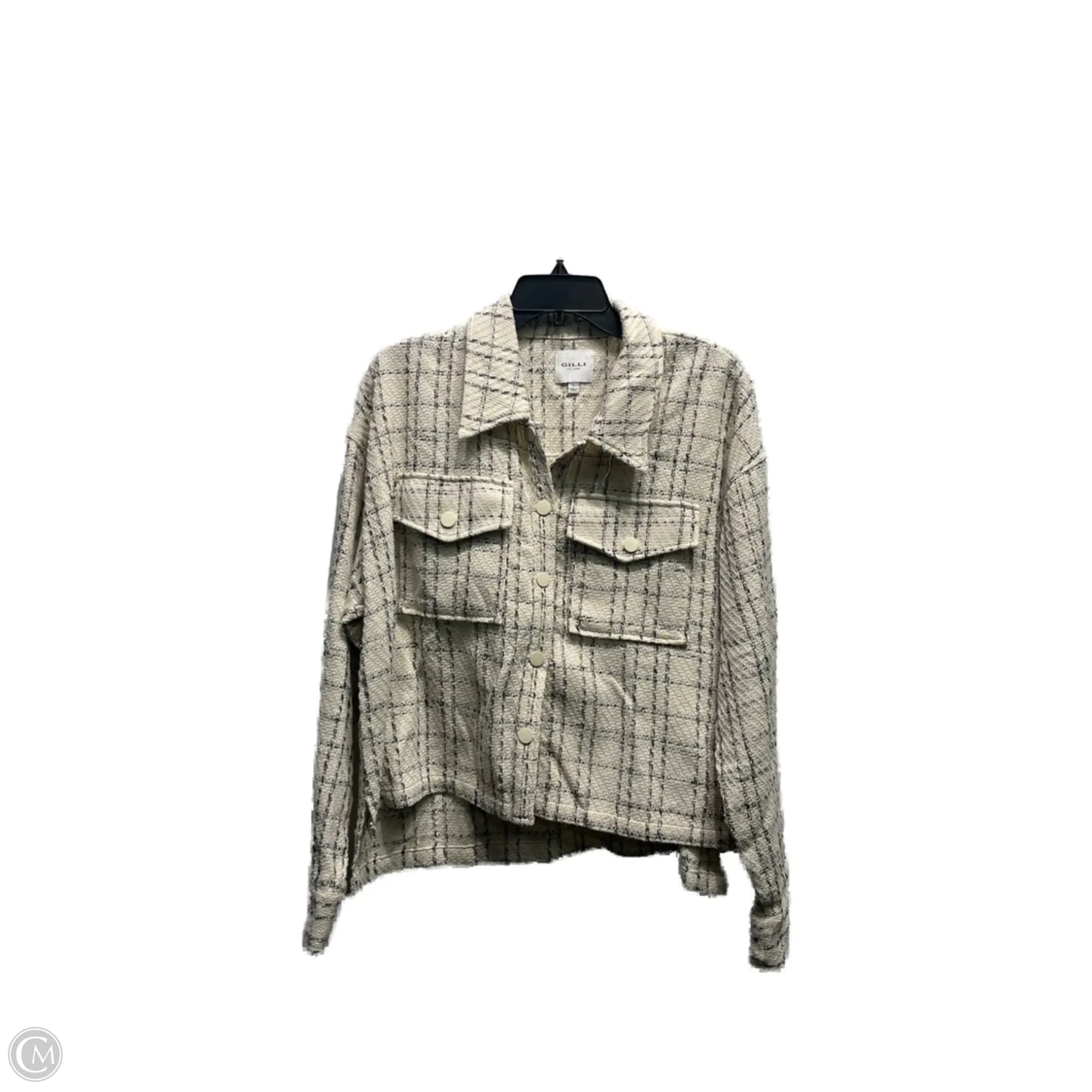 Jacket Other By Gilli In Black & White, Size: L