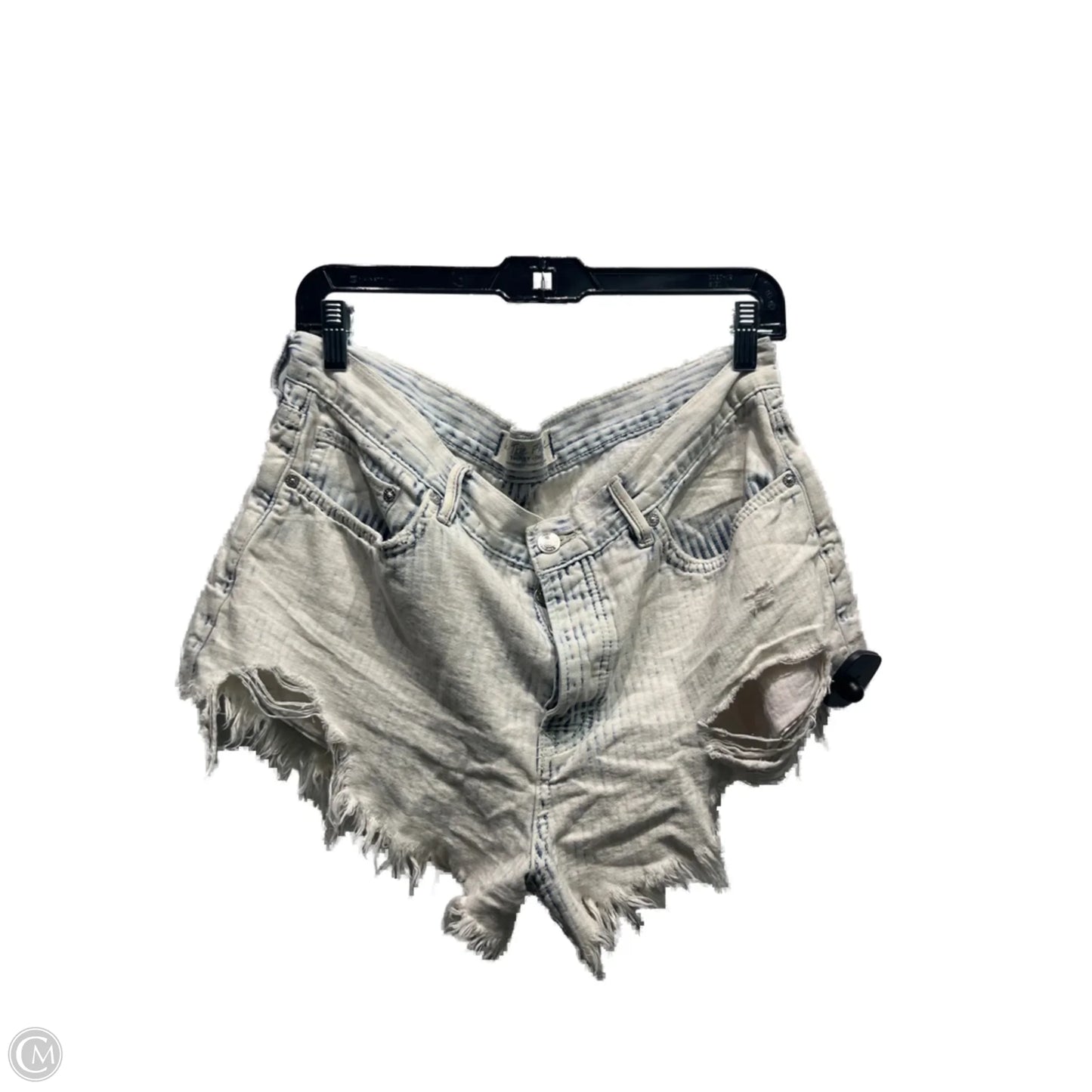 Shorts By Free People In Blue Denim, Size: 10