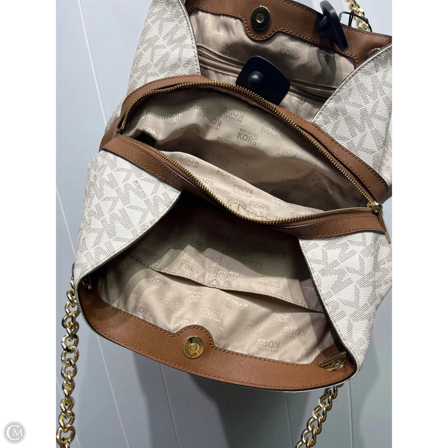 Handbag Designer By Michael Kors, Size: Medium